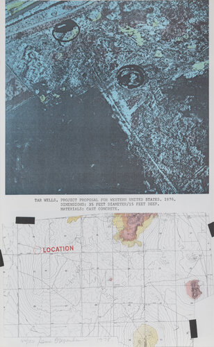 Tar Wells di Dennis Oppenheim, Stampa in vendita su Singulart