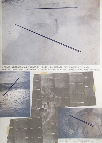 Cobalt Vectors di Dennis Oppenheim, Stampa in vendita su Singulart