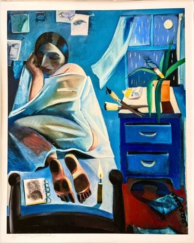 Day Studio (Uniquely hand-embellished) di Danielle Orchard, Stampa in vendita su Singulart