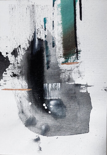 Morning in Asia I. van Gabriela Holcer, Schilderij te koop op Singulart