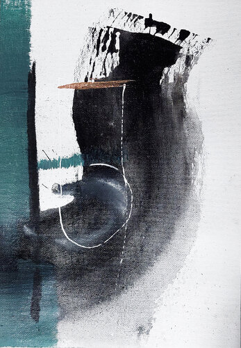 Morning in Asia III. van Gabriela Holcer, Schilderij te koop op Singulart