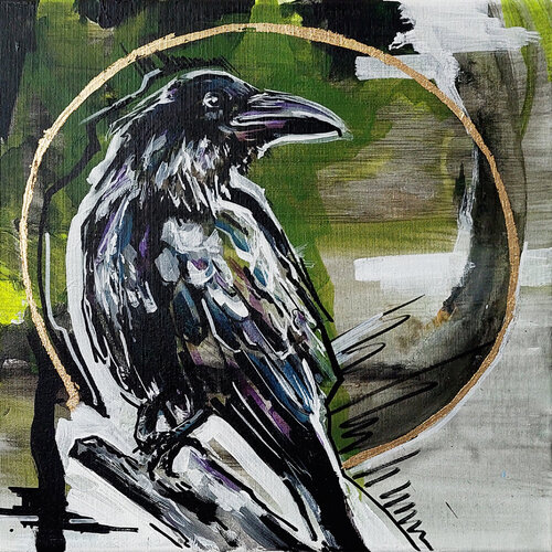 Transformation of good & evil by Gabriela Holcer, 회화 for Sale on Singulart