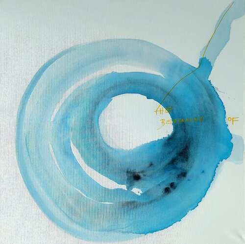 The beginnig of van Gabriela Holcer, Schilderij te koop op Singulart