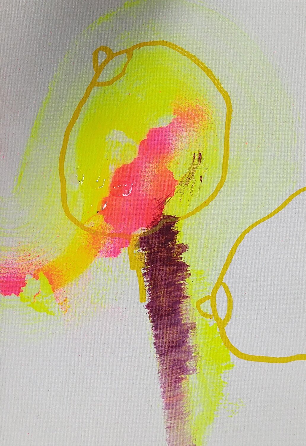 Seeds of Creation II. Gabriela Holcer Originalgemälde zu verkaufen
