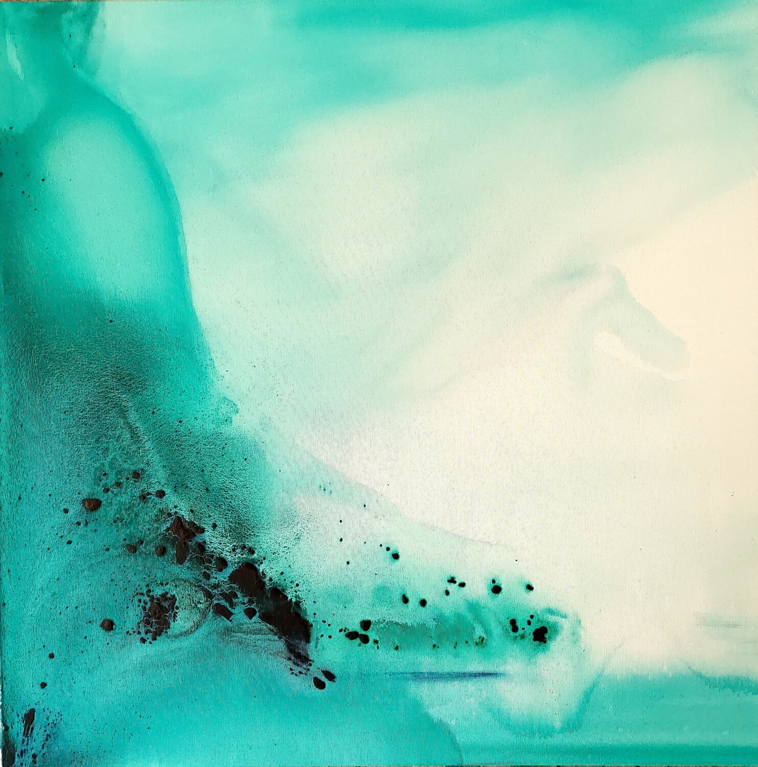 Veil - from the • BLUE • series Gabriela Holcer Origineel schilderij te koop