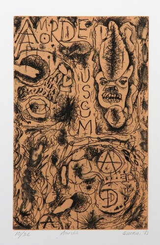 Amordie van Alfonso Ossorio, Afdruk te koop op Singulart