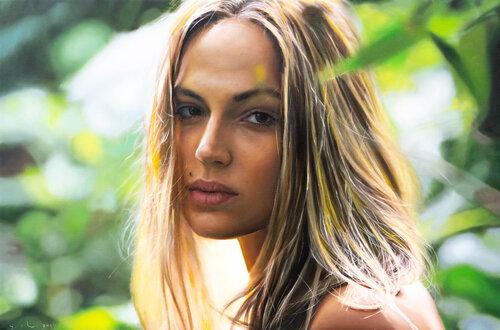 Zuzanna by Yigal Ozeri, Painting for Sale on Singulart