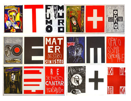 Lacrimose, Portfolio of Woodcuts de Mimmo Paladino, Impresión a la venta en Singulart