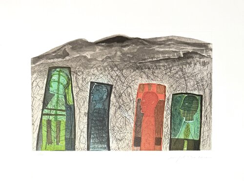 Sguardo a destra by Mimmo Paladino, Print for Sale on Singulart