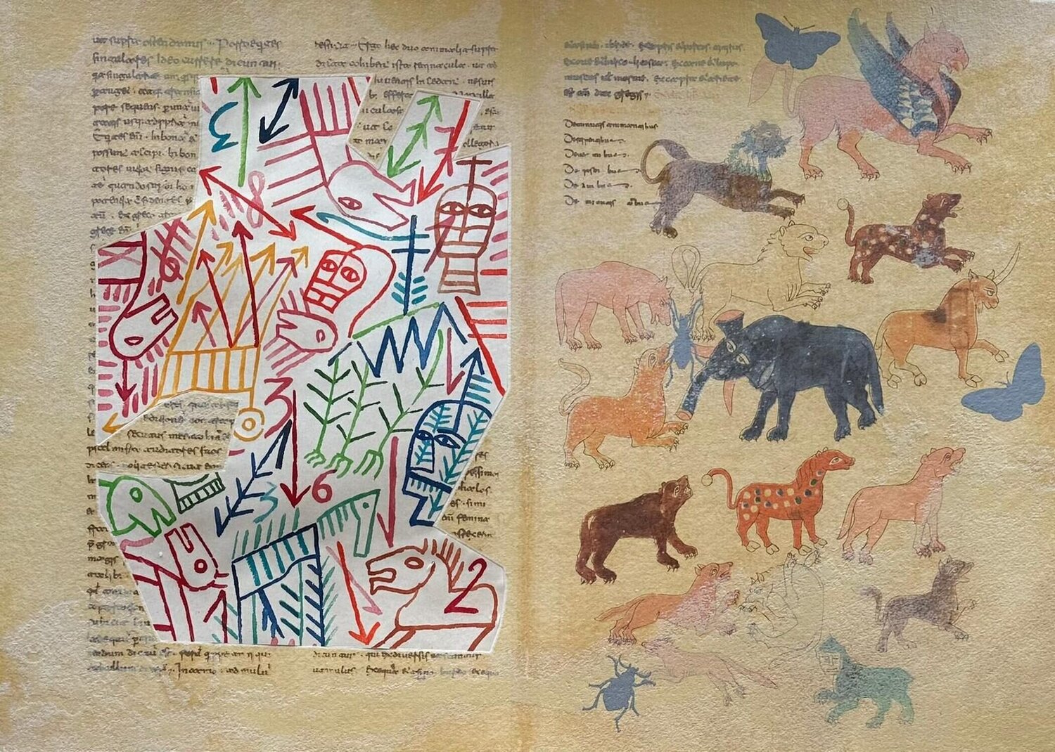 RABANUS MAURUS - De Universo due  Mimmo Paladino