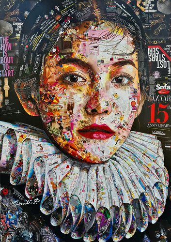 Baroque Woman by Virut Panchabuse, Painting for Sale on Singulart