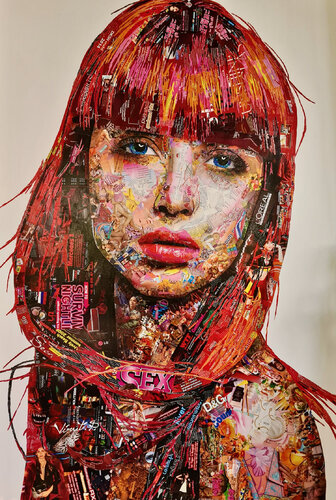 Redhead gal II by Virut Panchabuse, Painting for Sale on Singulart