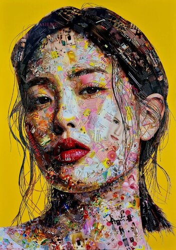 Beautiful Asian Women I by Virut Panchabuse, Painting for Sale on Singulart