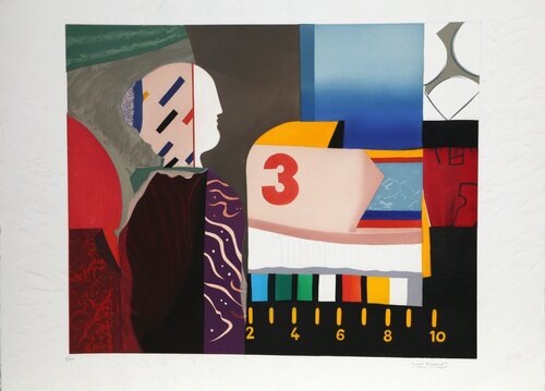 Chromatic Composition by Max Papart, Print for Sale on Singulart