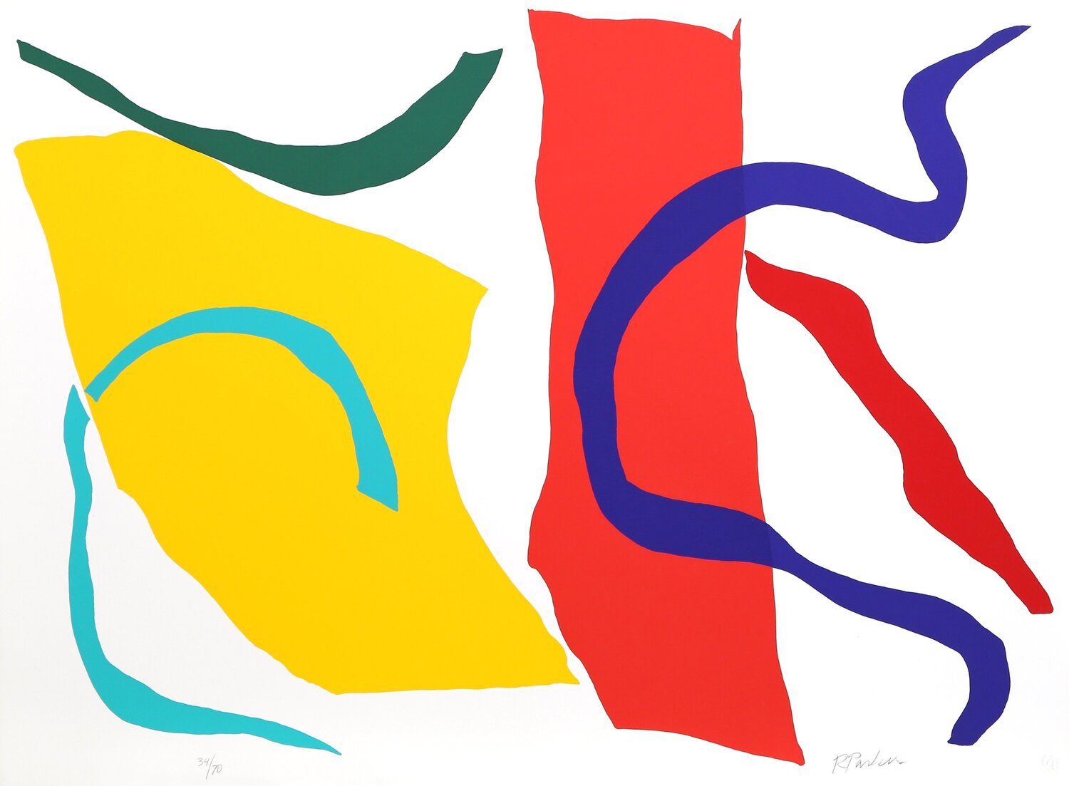 Untitled 8 Ray Parker Stampa in vendita