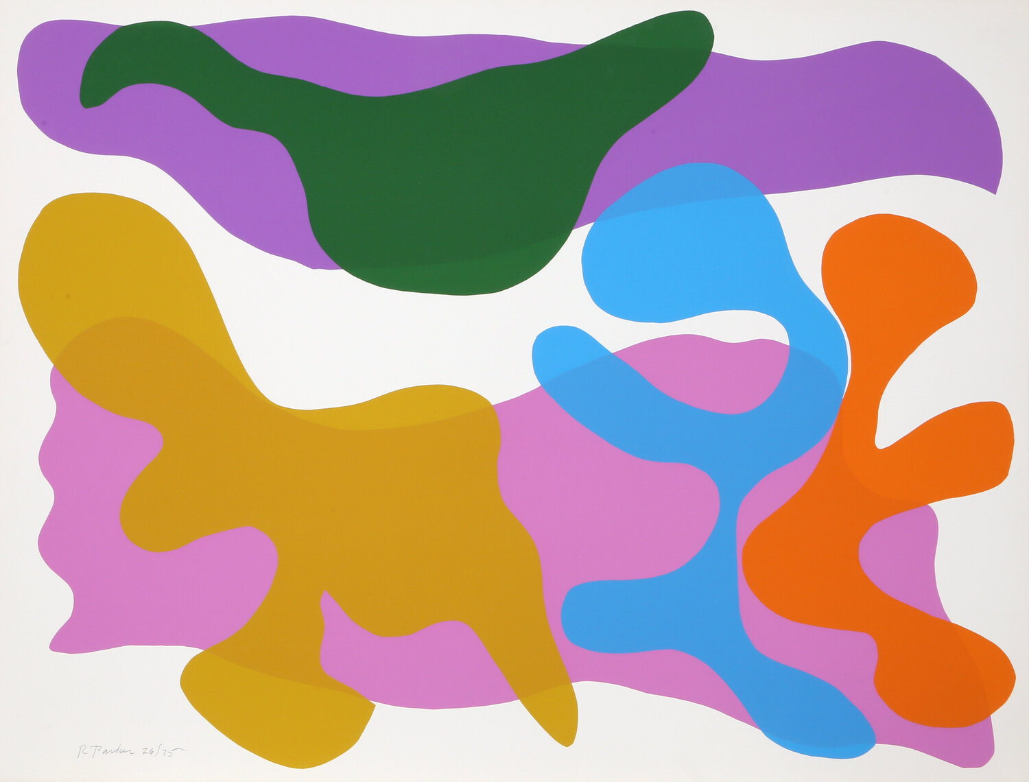 Untitled 19 Ray Parker Stampa in vendita
