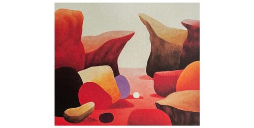 Still Life (Rocks) von Nicolas Party, Druck kaufen auf Singulart