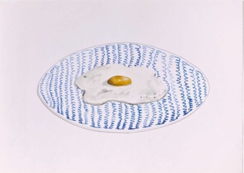 Untitled (egg) di Nicolas Party, Opera su carta in vendita su Singulart