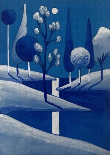 Untitled, landscape by Nicolas Party, 회화 for Sale on Singulart