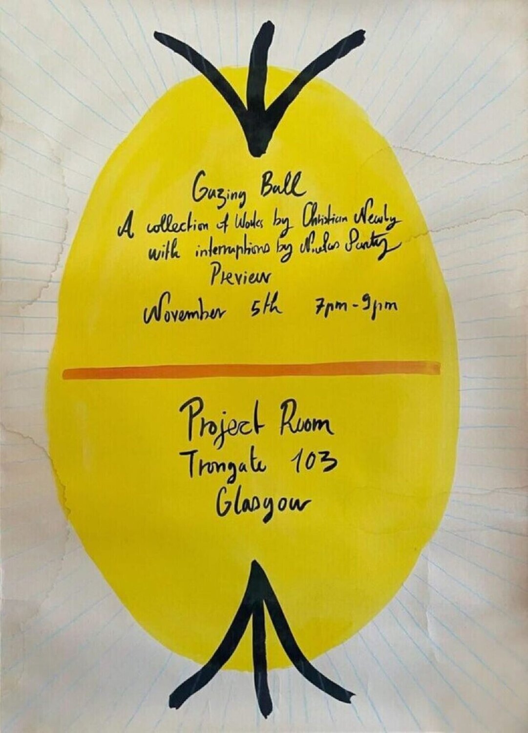 Gazing Ball Nicolas Party Print for sale
