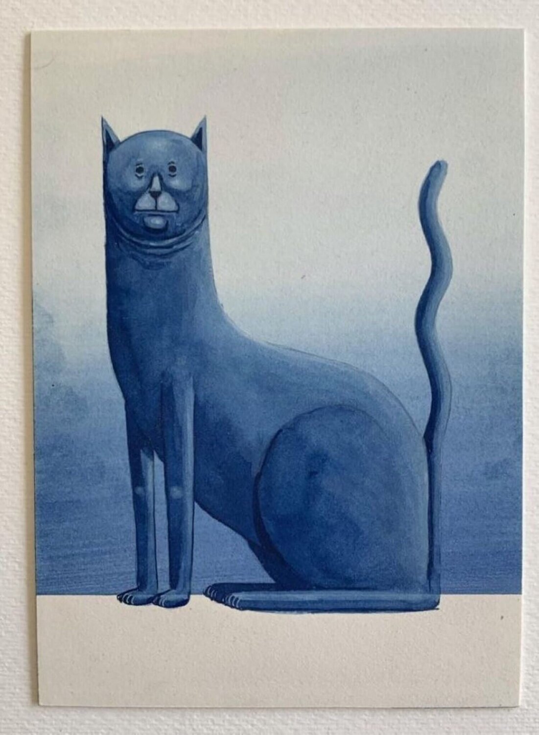 Untitled (cat) Nicolas Party Dipinto originale in vendita