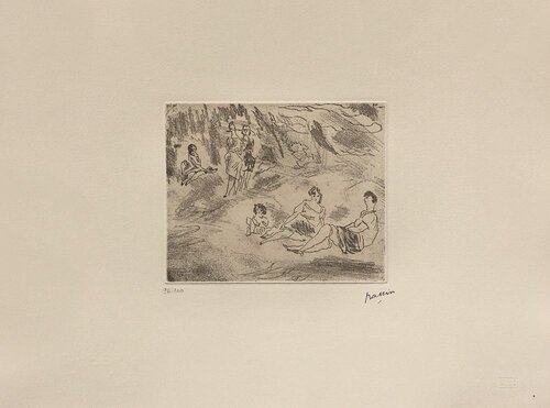 Central Park by Jules Pascin, Print for Sale on Singulart