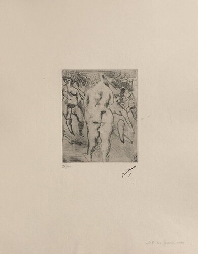 Six femmes nues van Jules Pascin, Afdruk te koop op Singulart