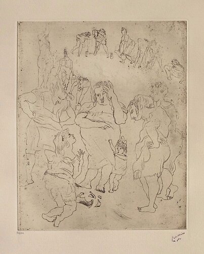 161 - La cruche cassée van Jules Pascin, Afdruk te koop op Singulart