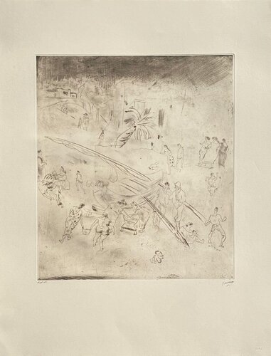 157 - Port maltais II di Jules Pascin, Stampa in vendita su Singulart