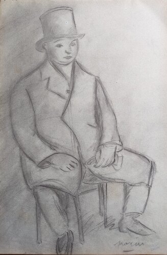 Portrait of Louis Marcoussis by Jules Pascin, Work on Paper for Sale on Singulart