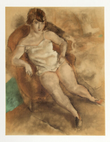 Seated Girl by Jules Pascin, Print for Sale on Singulart