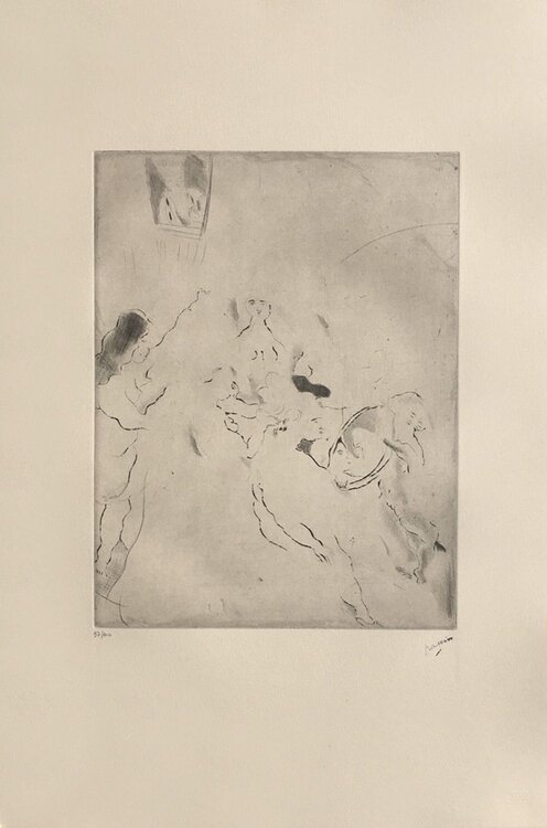 Toilette de Bethsabée Jules Pascin