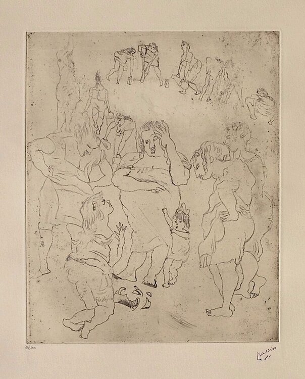 161 - La cruche cassée Jules Pascin