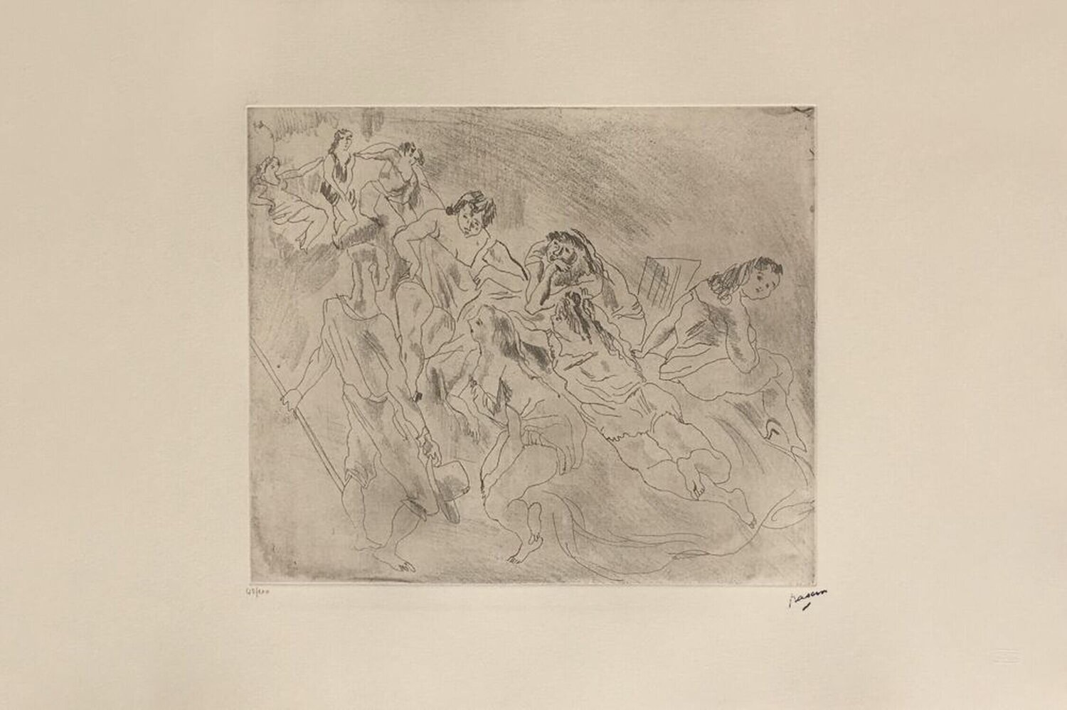 Encore l'enfant prodigue Jules Pascin Druck zu verkaufen