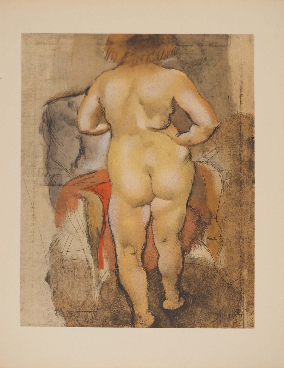 Nu de dos Jules Pascin Édition à vendre
