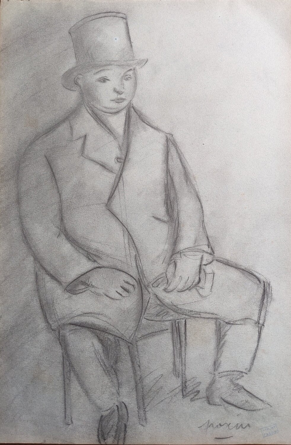 Portrait of Louis Marcoussis Jules Pascin Werk auf Papier zu verkaufen