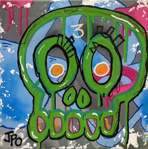 Green Skull Jonathan Paul
