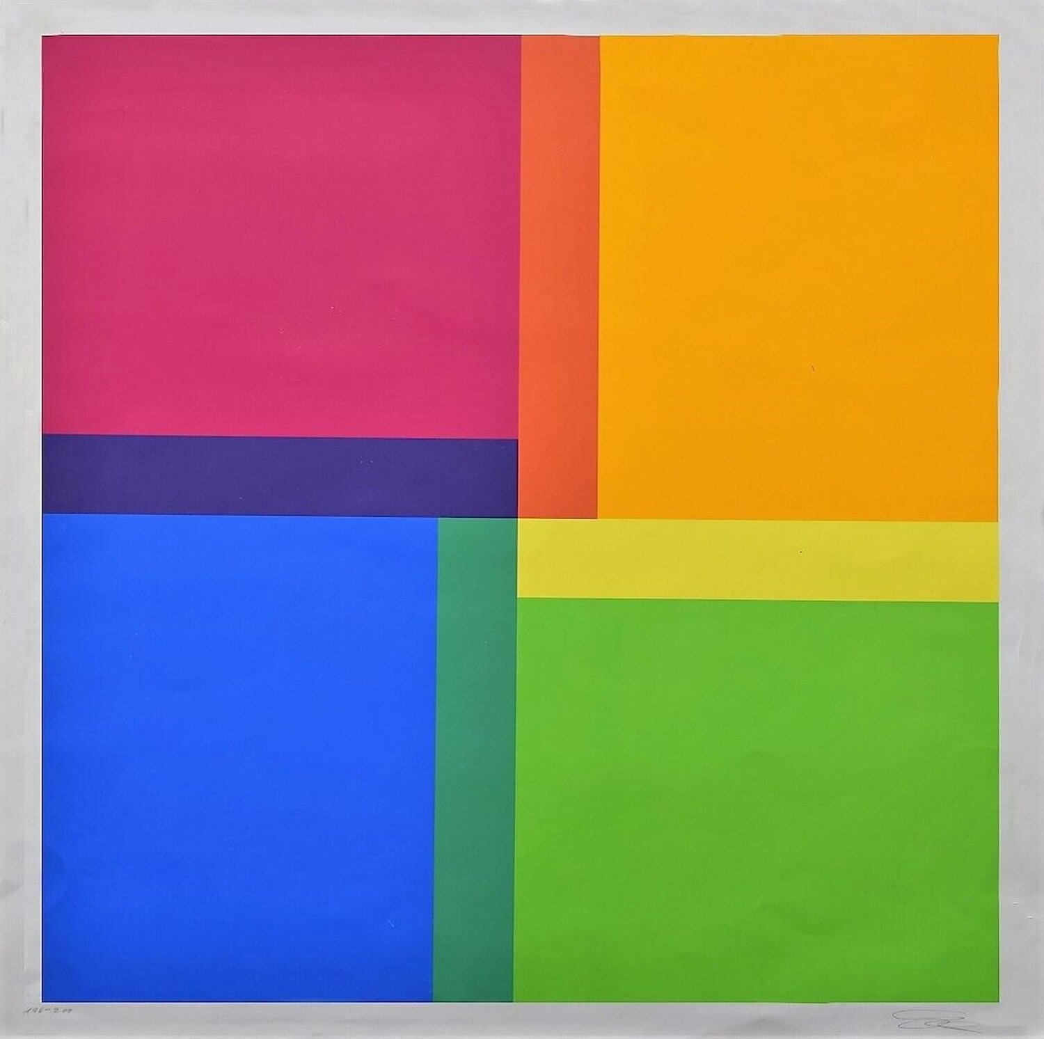 Geometric Composition Richard Paul Lohse Print for sale