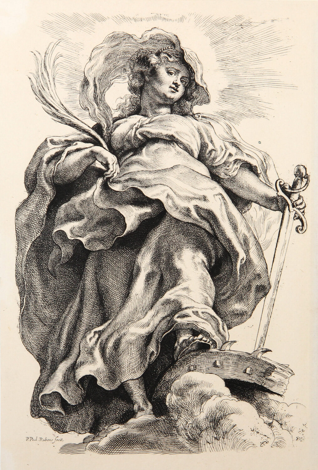 Sainte Catherine Peter Paul Rubens Druck zu verkaufen