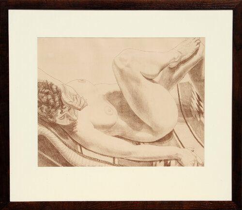 Nude on Chair van Philip Pearlstein, Afdruk te koop op Singulart