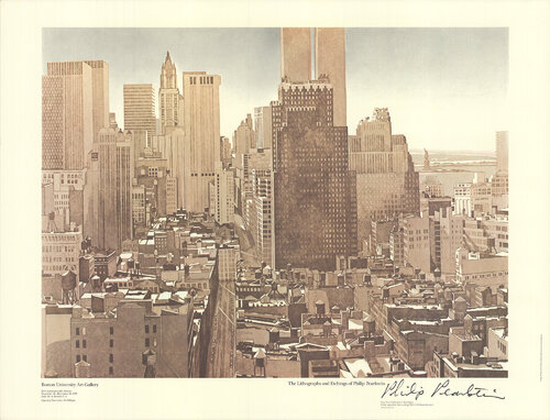 View Over SoHo, Lower Manhattan van Philip Pearlstein, Afdruk te koop op Singulart