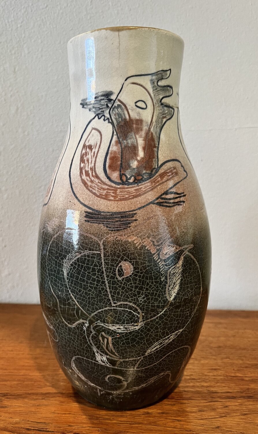 Jarron de criaturas Amelia Peláez Skulptur zu verkaufen