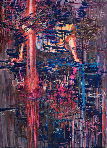 A Narcissist's Reflection for Today van Chi Peng, Schilderij te koop op Singulart
