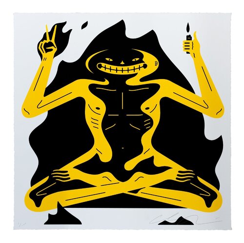 Burnout - White van Cleon Peterson, Afdruk te koop op Singulart