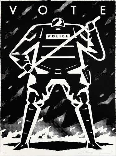 Vote - White van Cleon Peterson, Afdruk te koop op Singulart