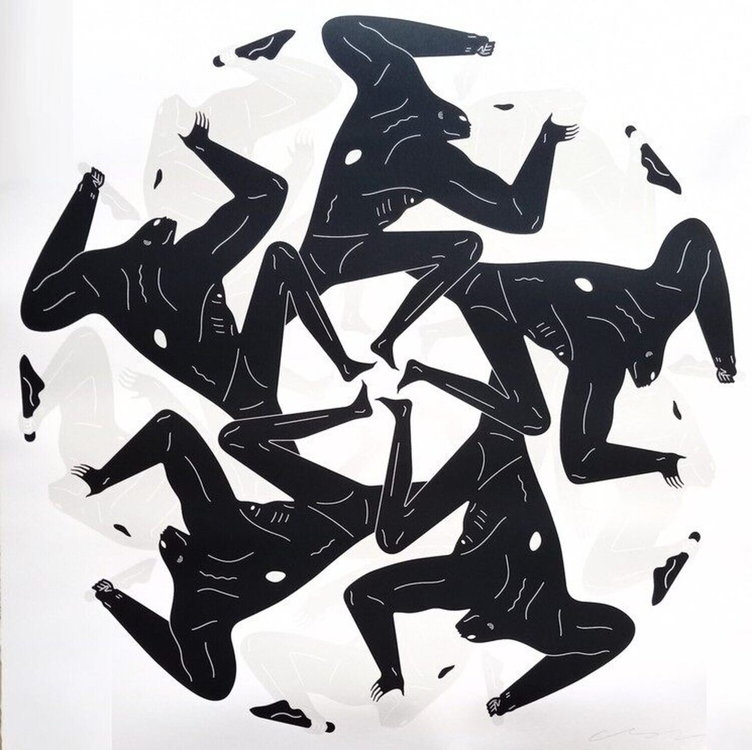 Flowers Of Evil : There Is An End To Everything (white) Cleon Peterson Druck zu verkaufen