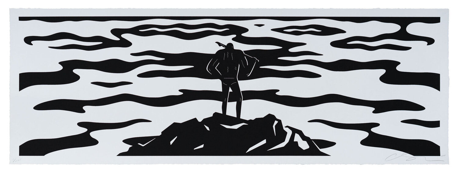 The Seeker - White Cleon Peterson Afdruk te koop