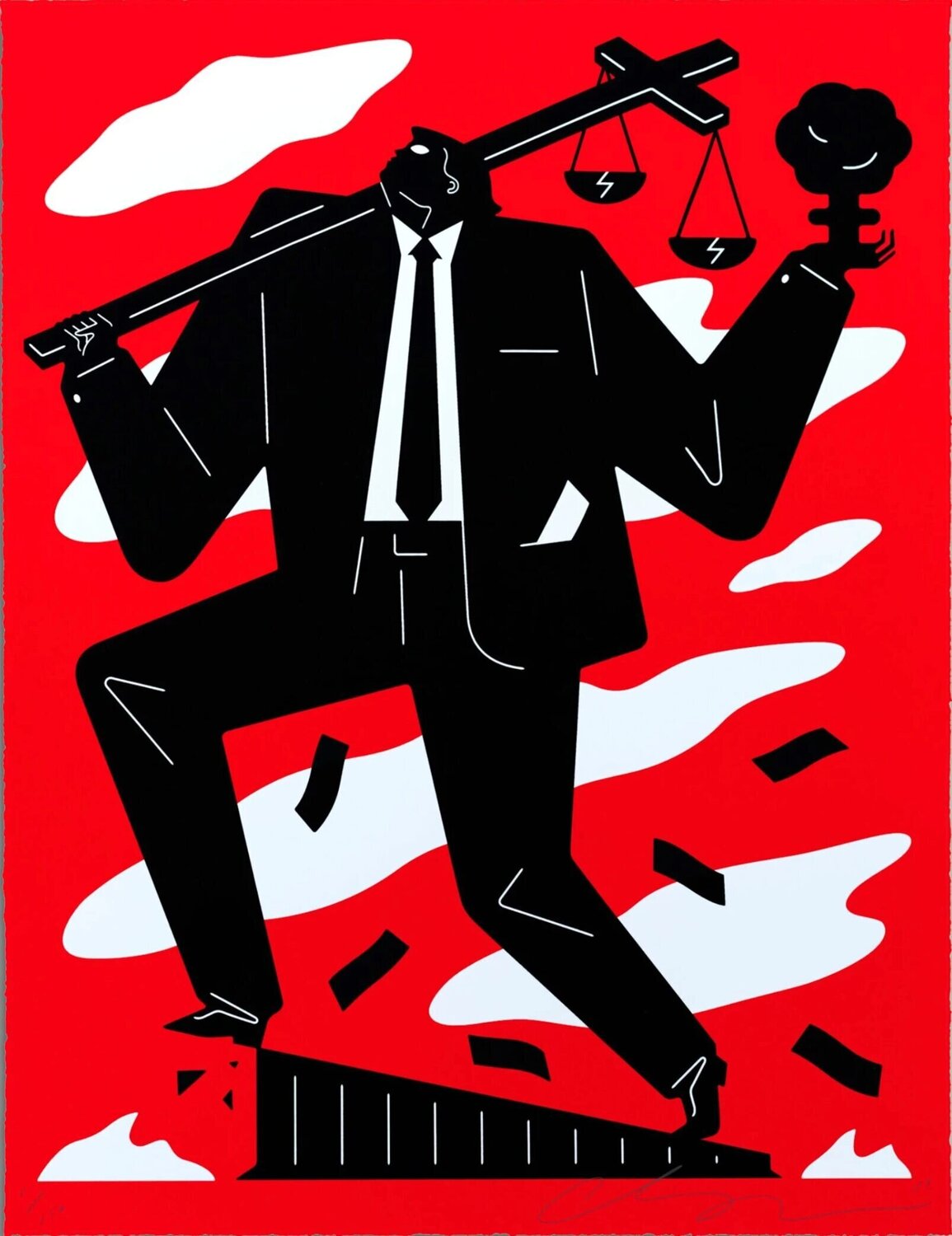 Useless Idiot - Red Cleon Peterson Afdruk te koop