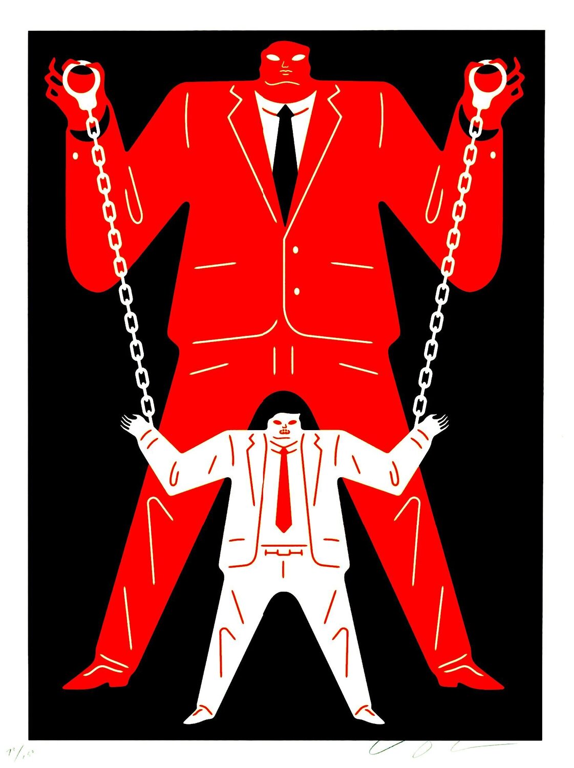 Little Man Big Man / Mueller - Red Cleon Peterson Druck zu verkaufen