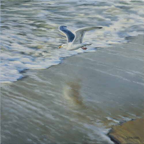 Syltimpression No. 18 - Möwe van Jean-Pierre Kunkel, Schilderij te koop op Singulart
